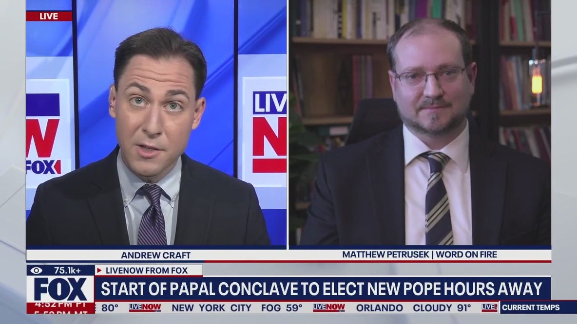 Start of papal conclave to elect new pope just hours away